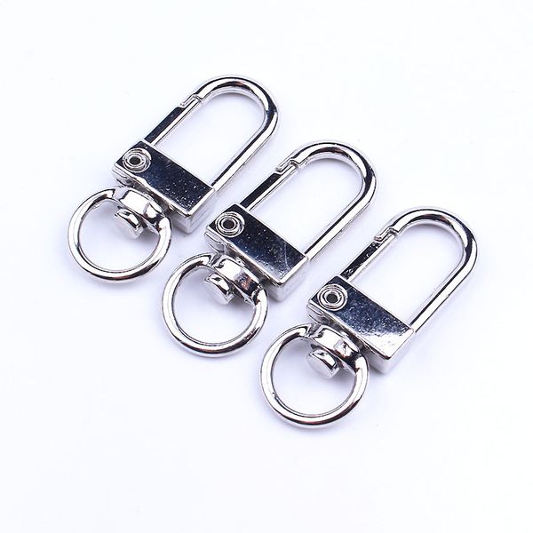 

key chain buckle keychains men women bags pendant accessories, Slivery;golden