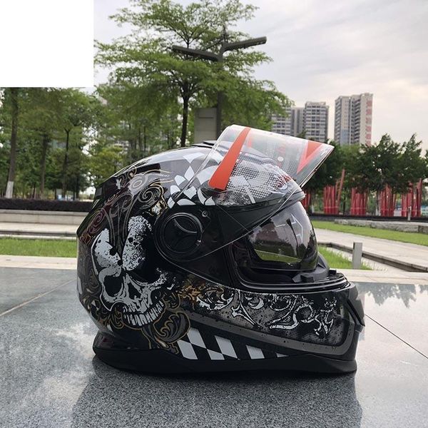

double visor full face helmets helmet motorcycle racing motocross casco motorbike capacete