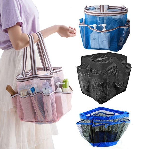 

laundry bags multi-function quick dry storage bag hanging mesh bathroom washing grid drain supplies bags/
