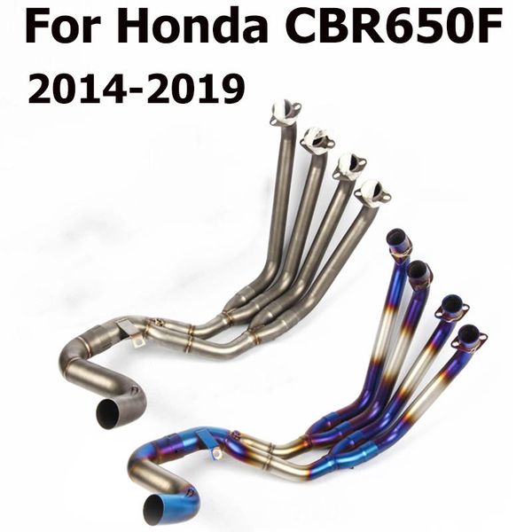 

for cbr650r cbr650f cb650r cbr650 motocross exhaust system 2014-2021 motorcycle full pipe front
