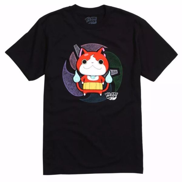 

anime yo-kai yokai watch jibanyan character t-shirt nwt 100% authentic, White;black