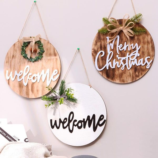 

decorative objects & figurines pastoral garland style spring simulation plant wooden wall door shop window handicraft for wedding party home