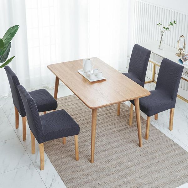 

dining chair cover jacquard elastic spandex slipcover protector case stretch for kitchen seat el banquet covers