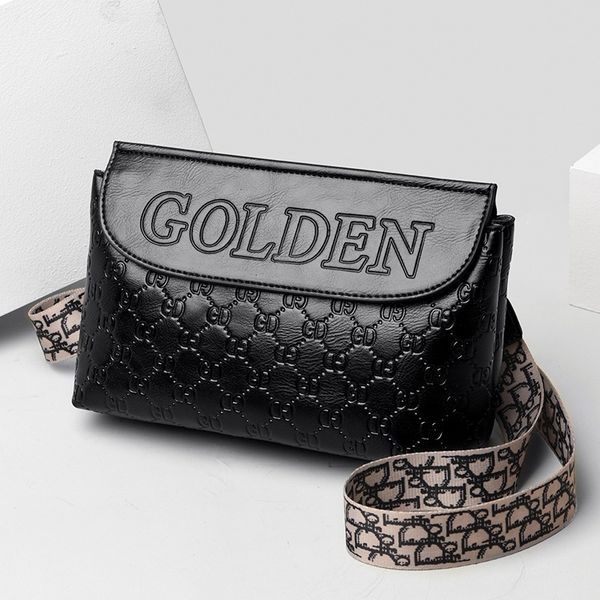 

evening bag women's 2021 fashion trend straddle wide shoulder belt middle aged lady's messenger single