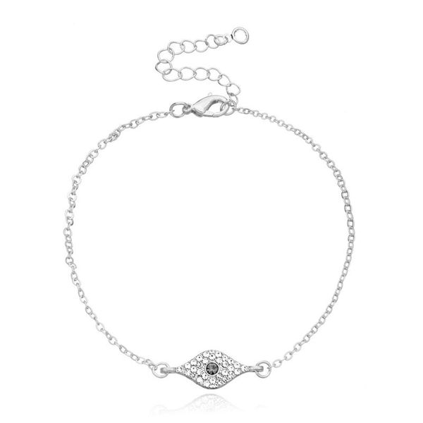 

anklets bohemian colorful turkish eyes for women gold color beads summer ocean beach ankle bracelet foot leg jewelry 2021, Red;blue