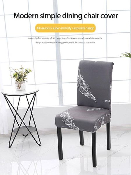 

chair covers cover dining elastic office case anti-dirty removable for wedding el banquet room