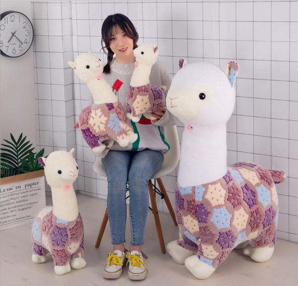 

40cm cute alpaca cartoon plush toy pillow child ragdoll birthday gift doll boys and girls toys stuffed animals movies tv