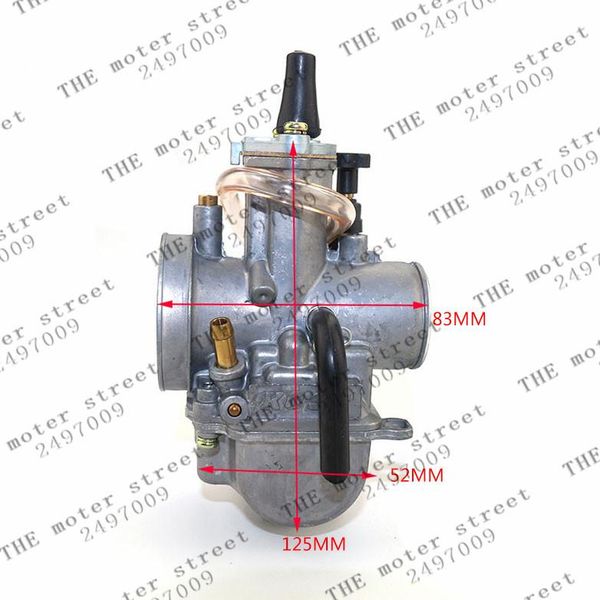 

est 2t 4t universal koso motorcycle carburetor carburador 28 mm with power jet for racing moto fuel system