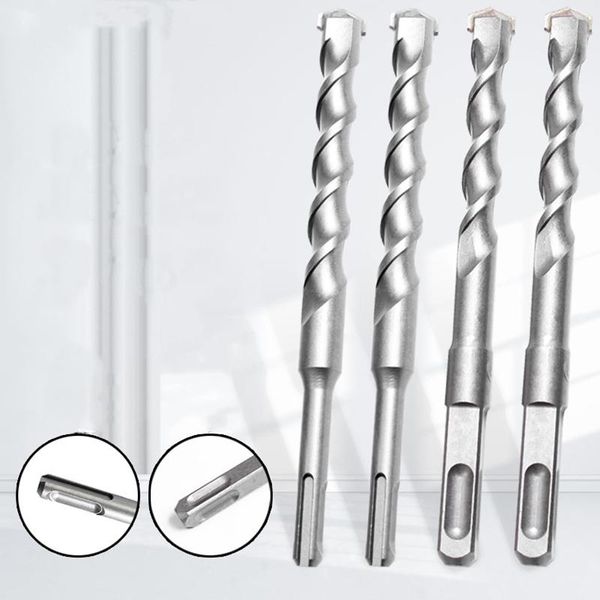 

craft tools square shank four-hole round impact drill bit 12.5mm elevator installation stone concrete alloy electric hammer