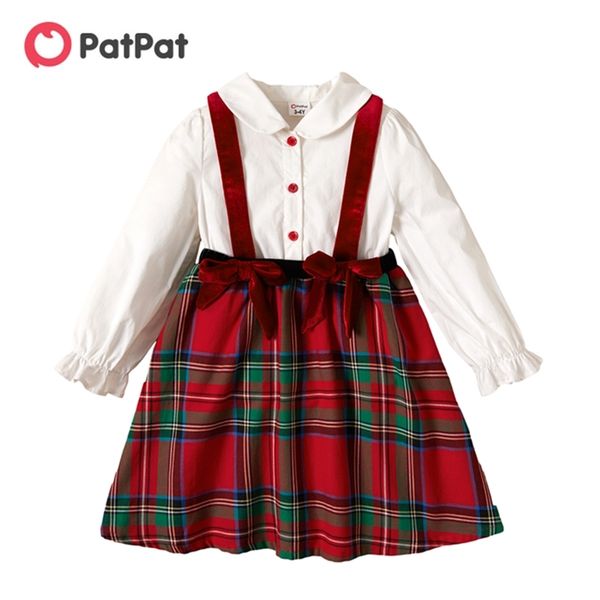 

arrival spring and autumn toddler girl plaid dress children's clothing 210528, Red;yellow