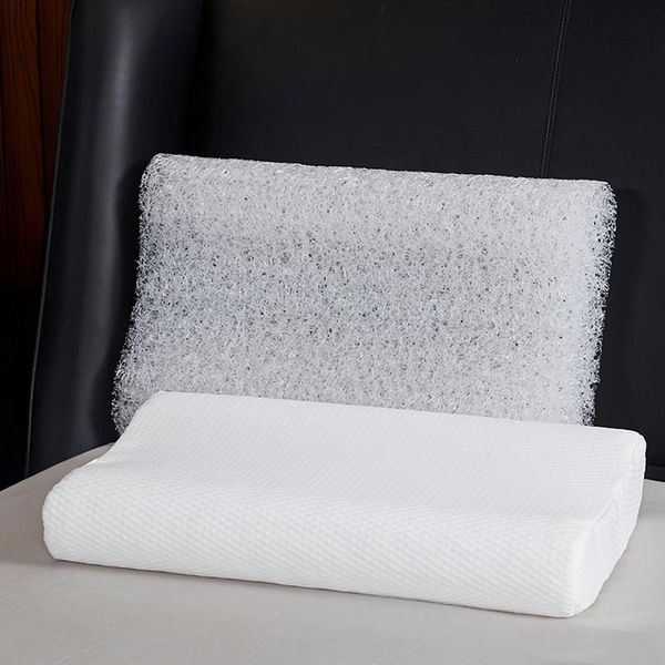 

pillow washab fiber core six side high elastic cervical protection soft comfortable sleep