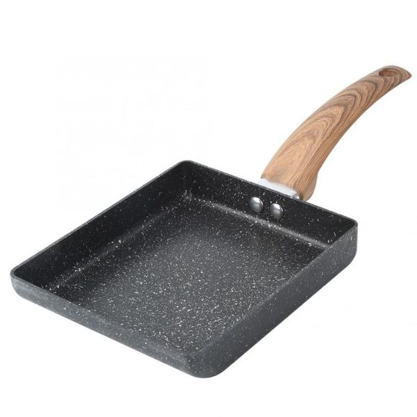 

household kitchen utensils frying pan egg cooking steak with handle for gas and induction cooker saucepan pans