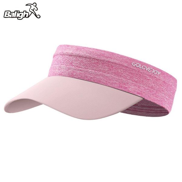 

cycling caps & masks summer breathable air sun hat adjustable visor uv protection empty solid golf running tennis sunscreen cap men wome, Black