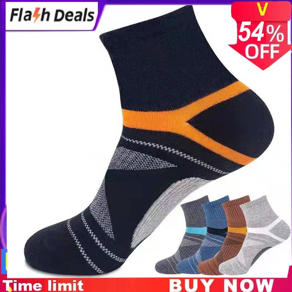 

2021 spring 5pairs /lot combed cotton mens sos new casual breathable active sos man stripe long so eur 38-44, Black