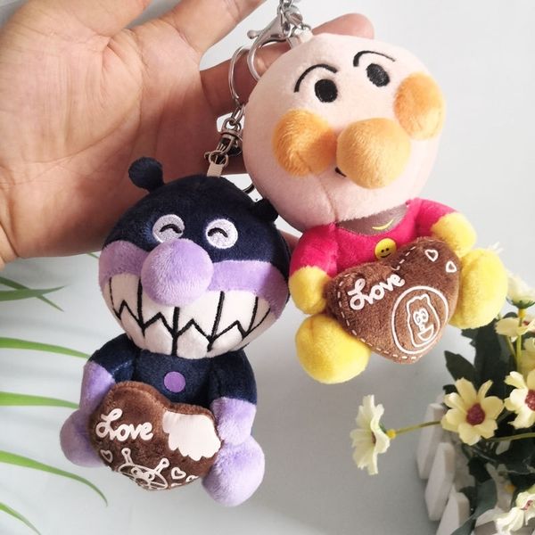 

japanese red bean bread superman doll plush pendant cartoon bacteria boy doll pendant gift