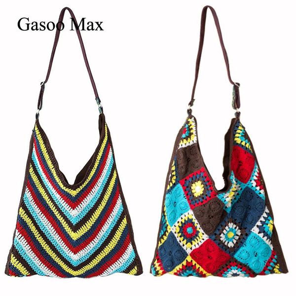 

shopping bags handmade crochet shoulder bag women bohemia travel all suitable fashion crossbody tote