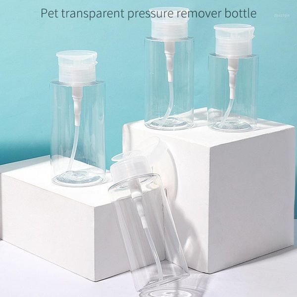 

storage bottles & jars 2021 1pc makeup remover water pressing bottle travel push down empty pump container dispensers