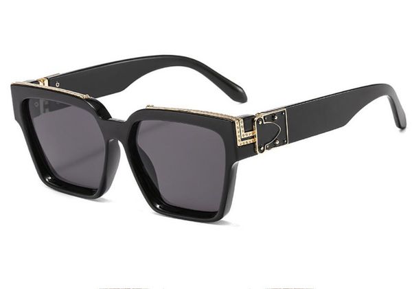 

sunglasses metal brown tea anti-uv 400 wholesale 9362, White;black