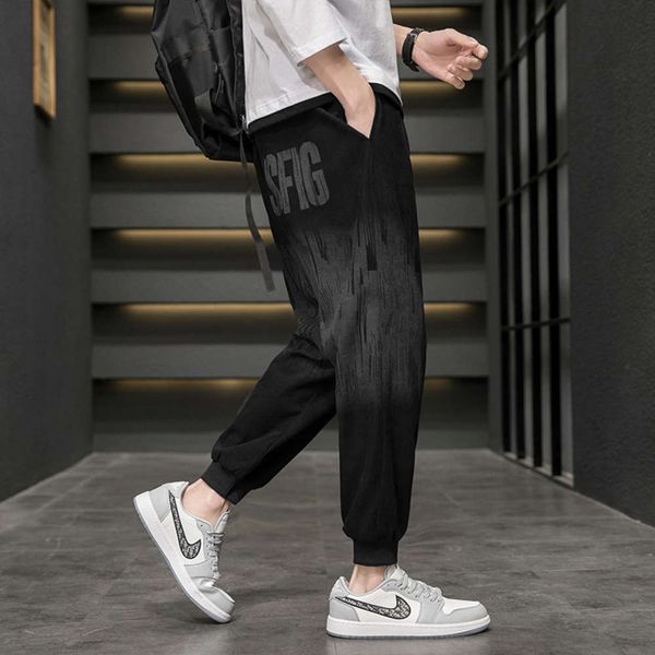 

loose casual pants fashion spring overalls leggings, Black