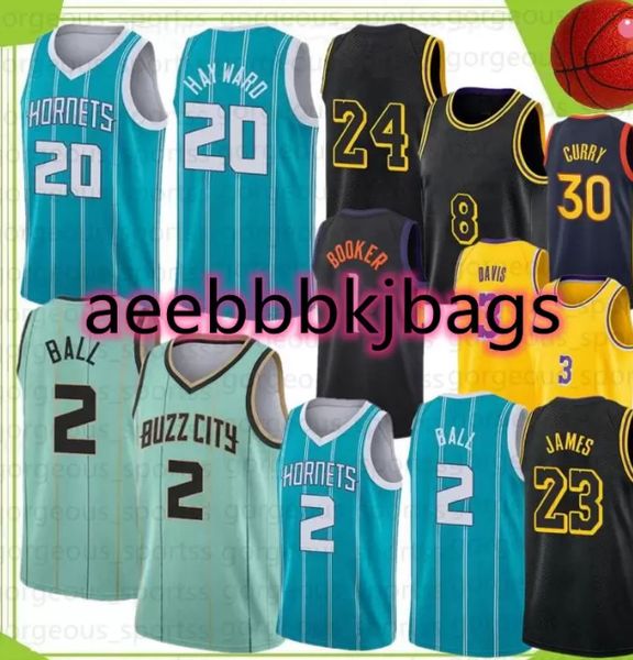 

lamelo 2 ball men basketball jerseys gordon 20 hayward green devin 1 booker anthony 3 davis 23 giannis 34 antetokounmpo stephen 30 curry, Black;red