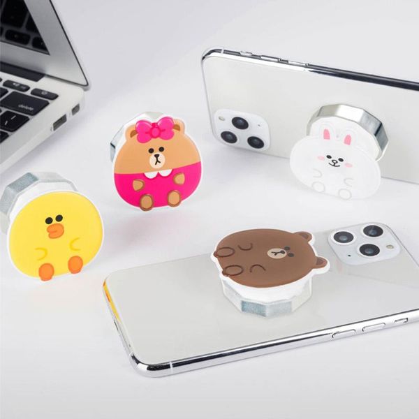 

cell phone mounts & holders korean mobile bracket magnetic adsorption lazy deskairbag holder