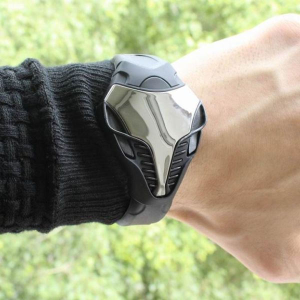 

wristwatches 2021 digital watch men watches sports wristwatch mens waterproof led electronic reloj hombre, Slivery;brown