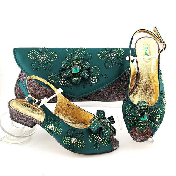 

low heel buckle thick flat shoes back empty low fashion sandals with hand bag dinner bag wedding, Black