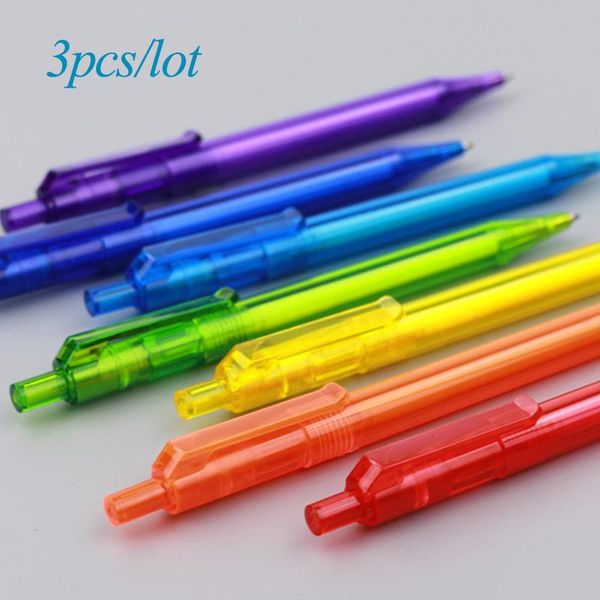 

ballpoint pens 3pcs arrival novelty pen office business colorful stationery creative school supplies writing gift, Blue;orange