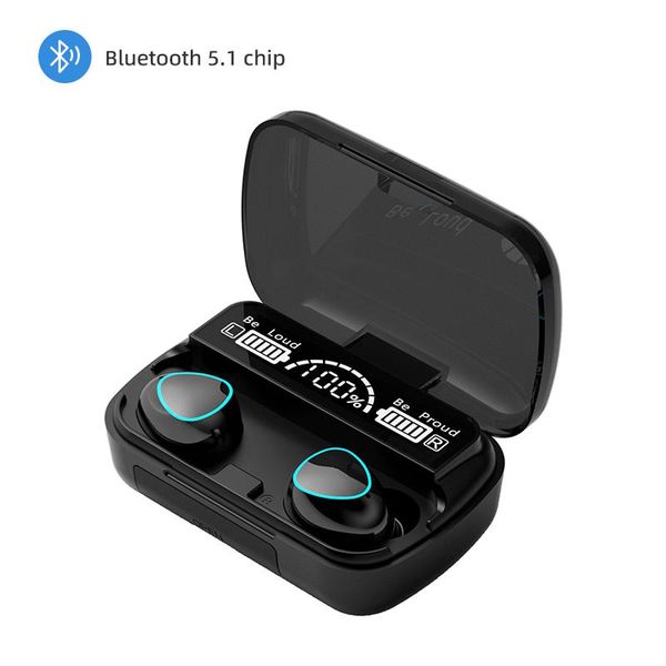 

headphones & earphones tws earphone bluetooth-compatible 5.1 with 2000mah charging box stereo sports ipx7 waterproof earbuds headsets
