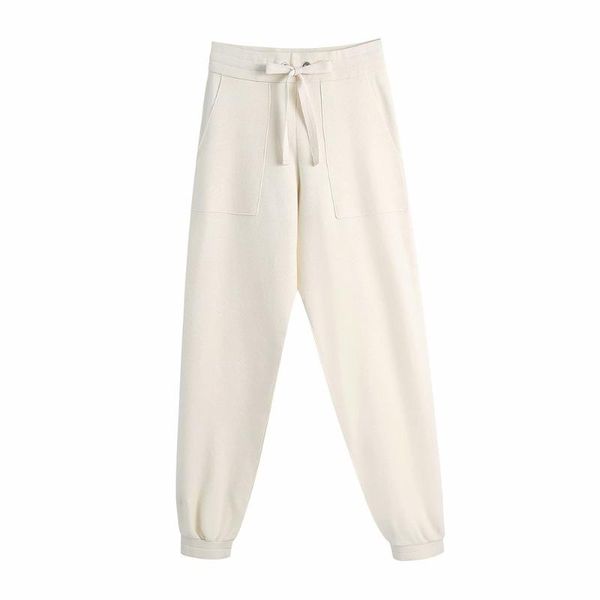 

autumn and winter plush white pants children's thickened small sports fashion loose casual women's & capris, Black;white