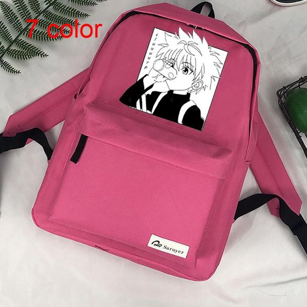 

backpack x hxh killua hisoka kurapika bagpack kawaii designer lapfemenina schoudertassen bolso mujer women