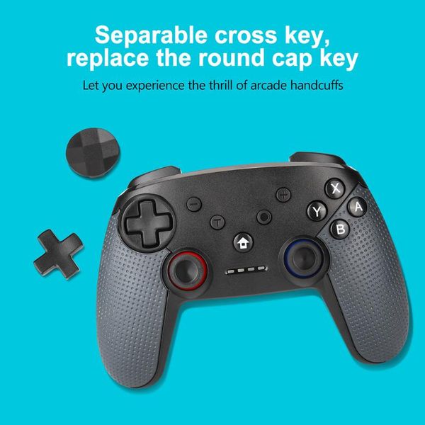 

game controllers & joysticks for switch pro bluetooth controller ns remote gamepad pro/pc console joystick with gyro accessories