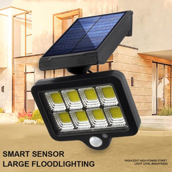 

solar wall light outdoors motion sensor waterproof garden porch with 160cob for lawn indoors outdoor lamps