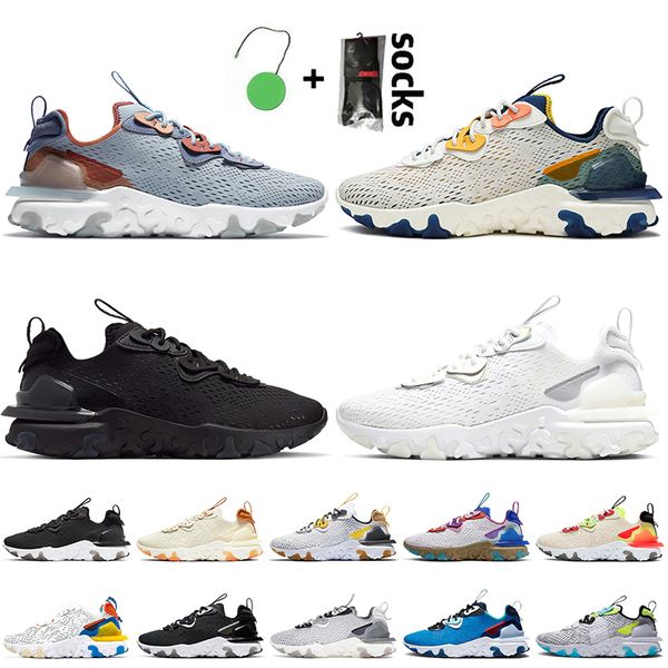 

fashion women men react vision running shoes light armory blue orewood brown triple white black reacts 55 outdoor jogging trainers sneakers