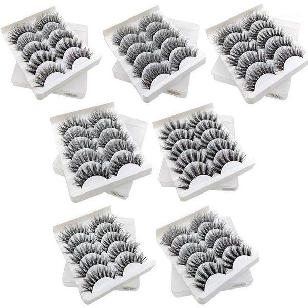 

pairs 3d natural long fake eye lashes thick makeup false eyelashes 449d1