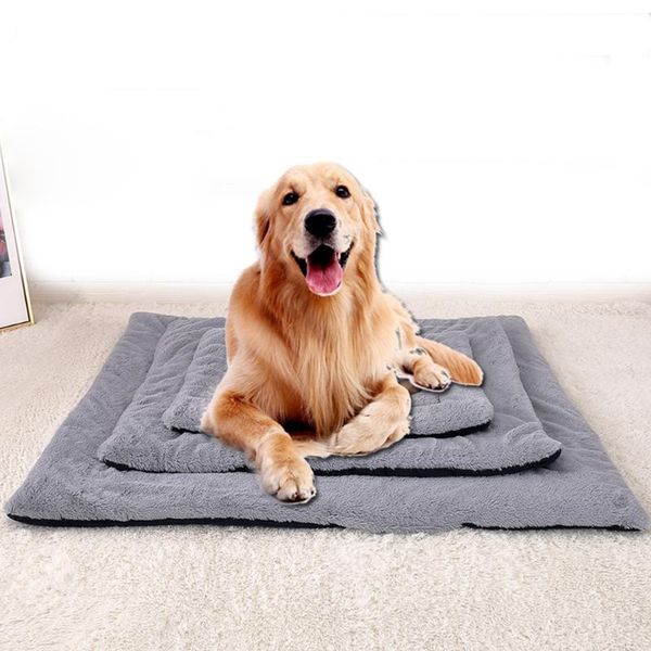 

kennels & pens soft flannel pet dog mat winter thicken warm bed both sides can using cat blanket washable plush drop