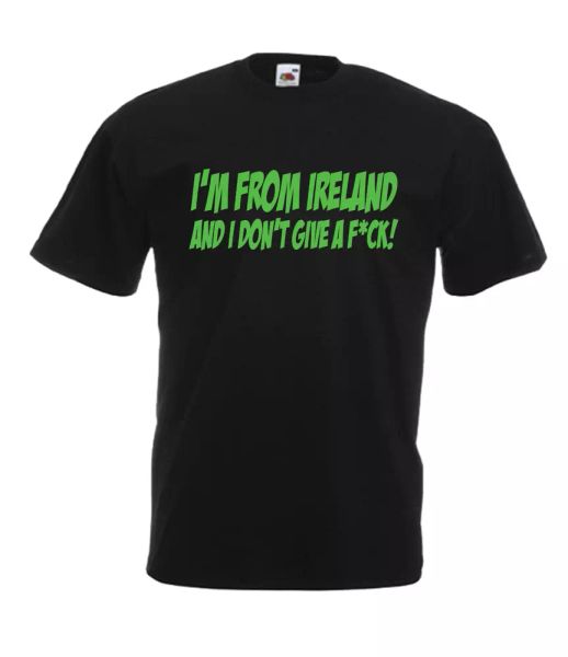 

im from ireland xmas gift idea mens women t shirts multi-color s-2xl, White;black