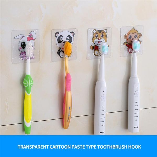 

toothbrush holders holder wall mounted hanger waterproof moisture-proof rack stable storage animal pattern