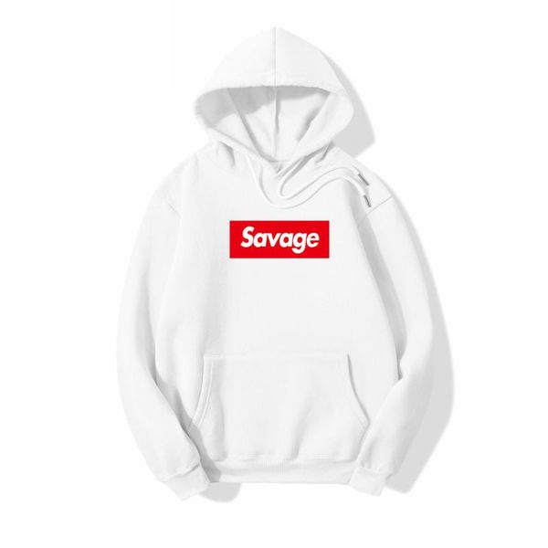 

men's hoodies & sweatshirts men savage 100%cotton fashion women japanese streetwear hip hop hoody pullover, Black
