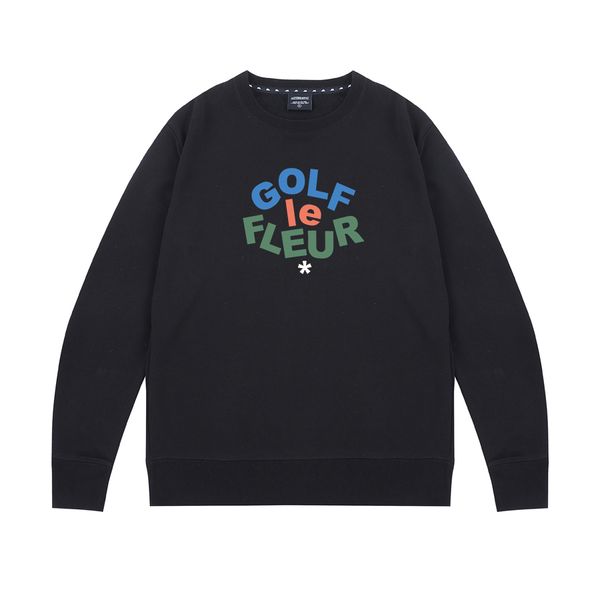 

men's hoodies & sweatshirts golf flower tyler the creator men women skate harajuku combed cotton, Black