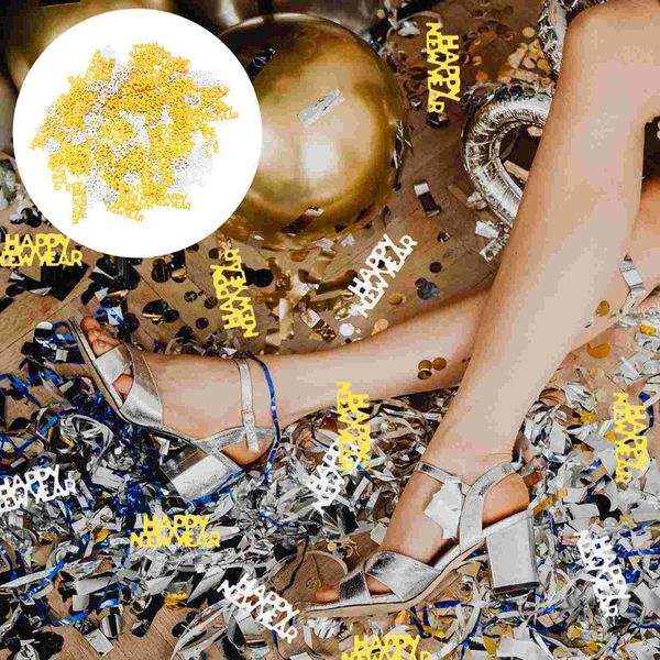 

party decoration 450pcs shiny year plastic confetti christmas supply