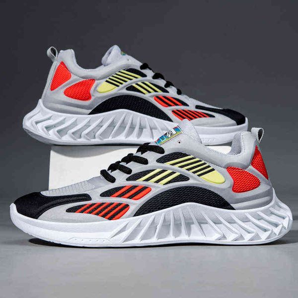 

2021 autumn and winter men's trend sports shoes leisure comfortable mesh, Black