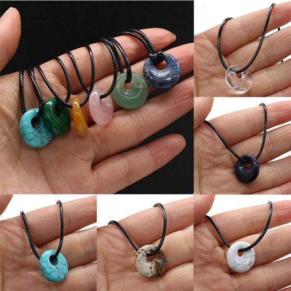 

pendant necklaces simple necklace gift jewelry natural malachites quartzs, Silver