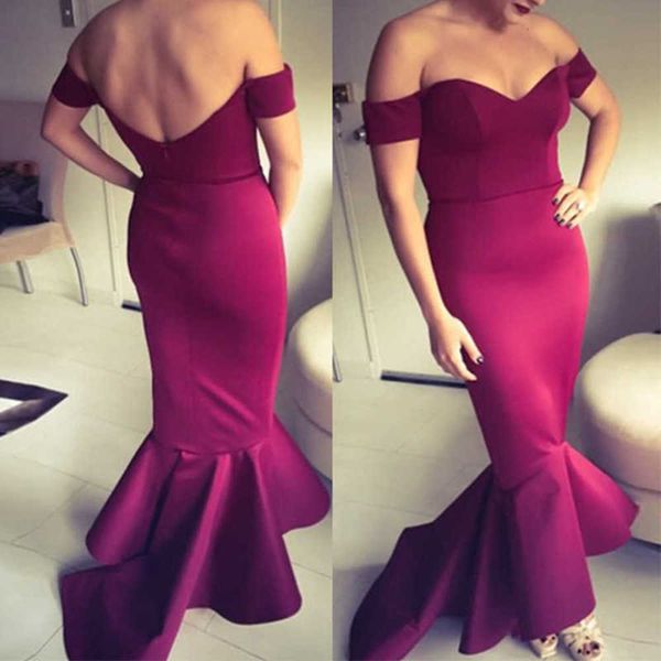 

evening dress bridesmaid fishtail, White;black