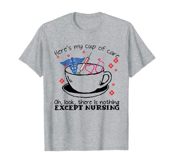 

nurse cup of care, White;black