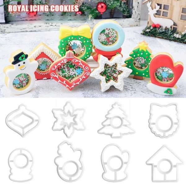 

baking moulds christmas cookie cutter fondant mould diy accessories snowflake mold tools cook q4x4