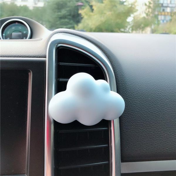 

car air freshener lovely clouds conditioning outlet decoration perfume clip solid fragrance accessories
