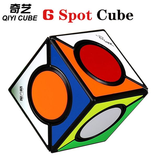 

Magic cube puzzle QiYi FangYuan 6 six spot Speed cube square skew professional MoFangGe cube educational toys game