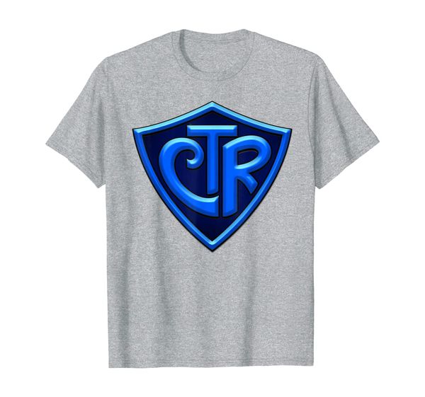 

ctr - choose the right lds mormon t-shirt - blue, White;black