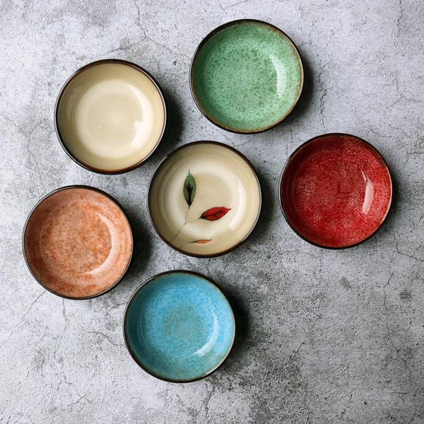 

dinnerware sets ceramic soy sauce saucer, japanese retro small tableware, boat